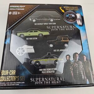 Supernatural Join the Hunt 4 1/64 Scale Cars Collector's Set‎ Greenlight